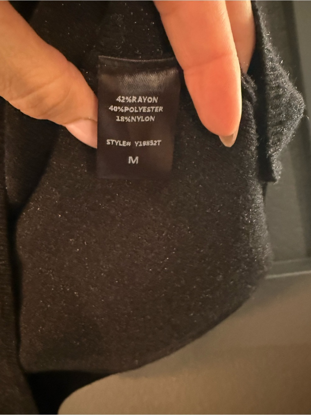 POMANDER PLACE • Vivianne Black Turtleneck Sweater Dress - Medium Tuckernuck - Picture 6 of 7